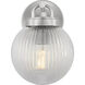 Drew & Jonathan Preston 1 Light 8.25 inch Brushed Nickel Bath Vanity Wall Light