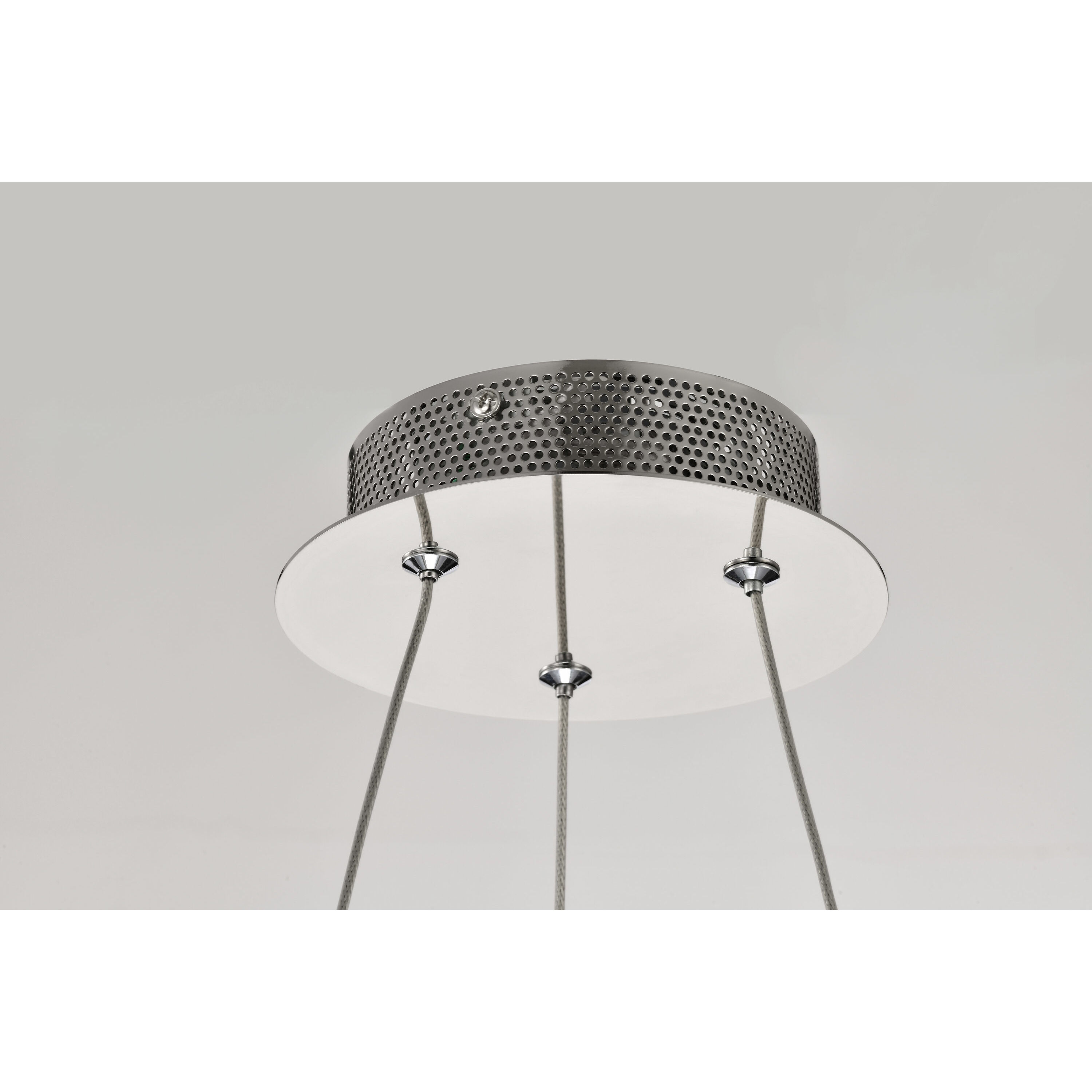 Asher LED 15.75 inch Polished Nickel Pendant Ceiling Light