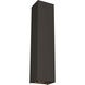 Vex LED 20 inch Bronze Outdoor Wall Light in Downlight Only, Integrated LED