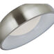 Lynx LED 12.6 inch Brushed Nickel Flush Mount Ceiling Light