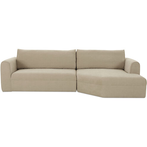 Madrid Beige Sectional, Right