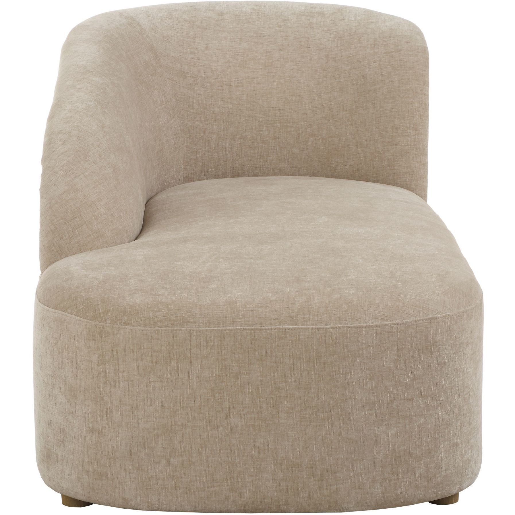 Fae Flax Arm Chaise Lounge