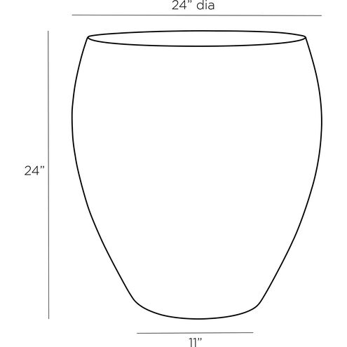 Kenmore 24 inch Mojave Faux Marble Side Table