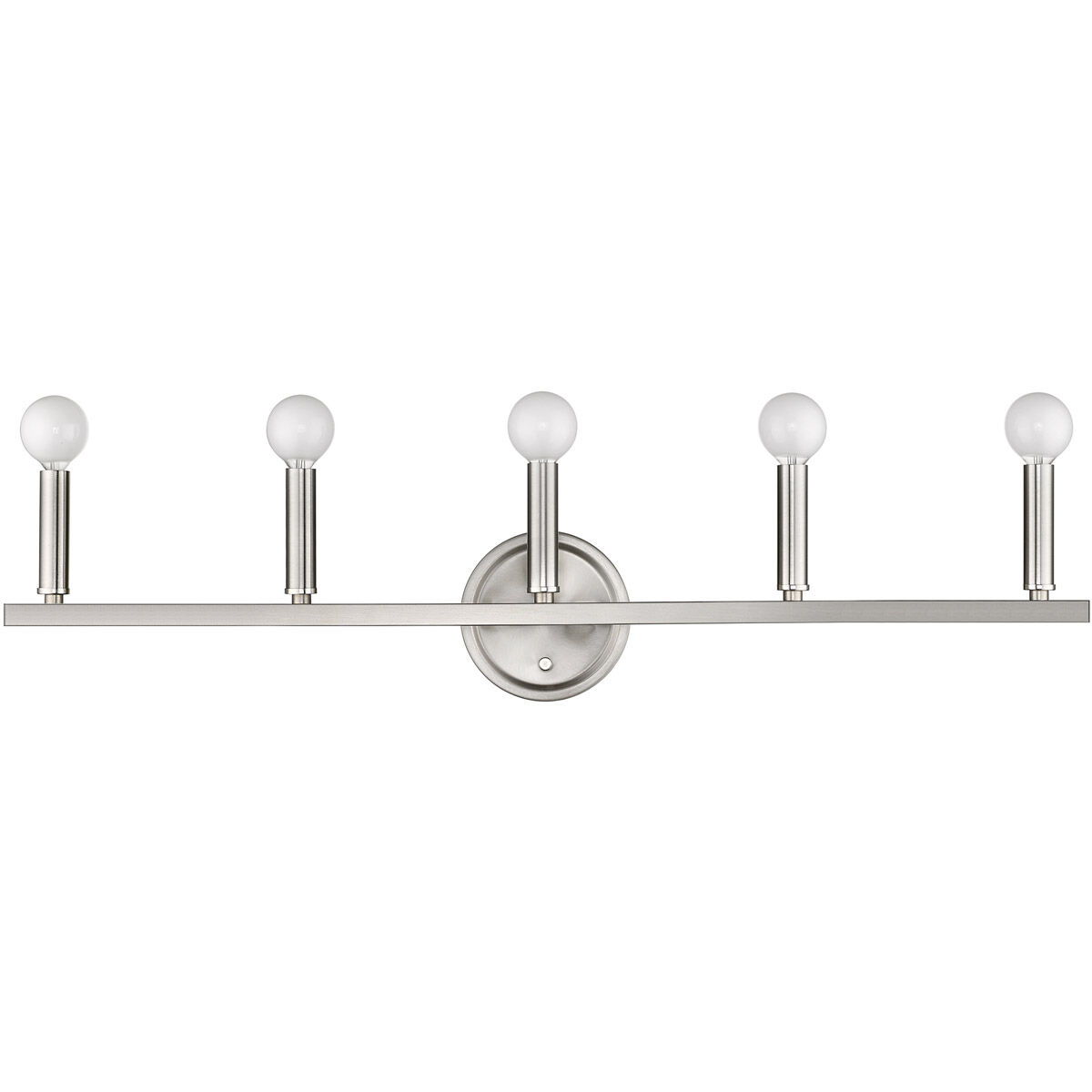 Sawyer 5 Light 32 inch Satin Nickel Vanity Light Wall Light