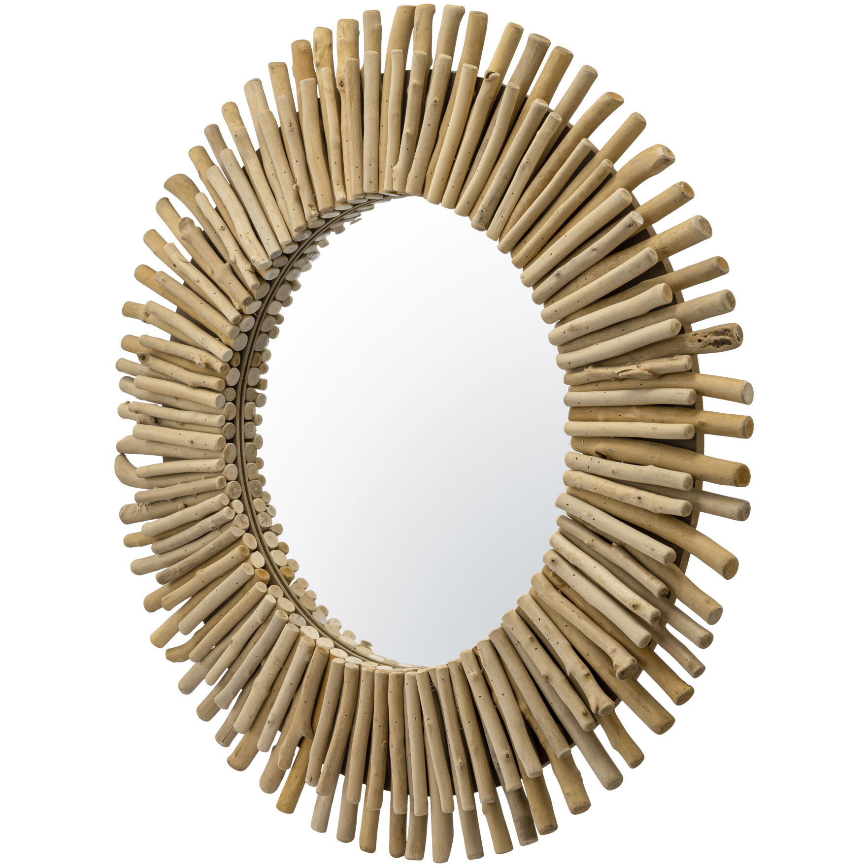 Drifter 34 inch Natural Driftwood Wall Mirror
