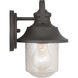 Weldon Outdoor Wall Lantern in Architectural Bronze, Small