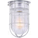Madison 1 Light 7 inch Metal Outdoor Barn Light, With Guard