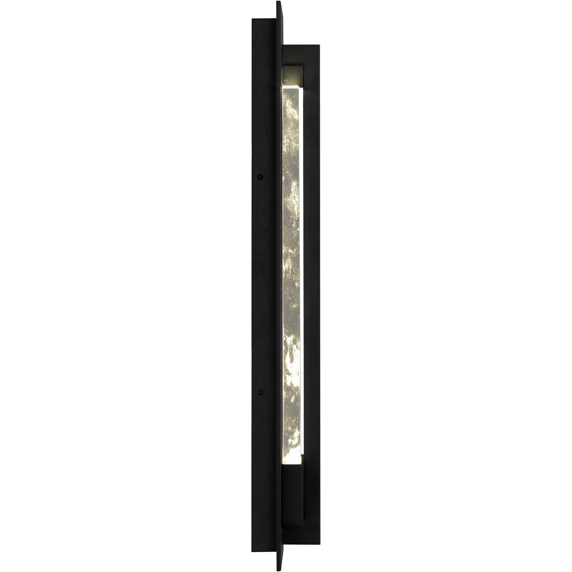 Rivera LED 26 inch Sand Black Outdoor Wall Sconce