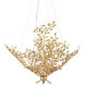 Huckleberry 8 Light 38 inch Contemporary Gold Leaf Chandelier Ceiling Light, Aviva Stanoff Collection