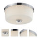 Lamina 3 Light 13.88 inch Chrome Flush Mount Ceiling Light
