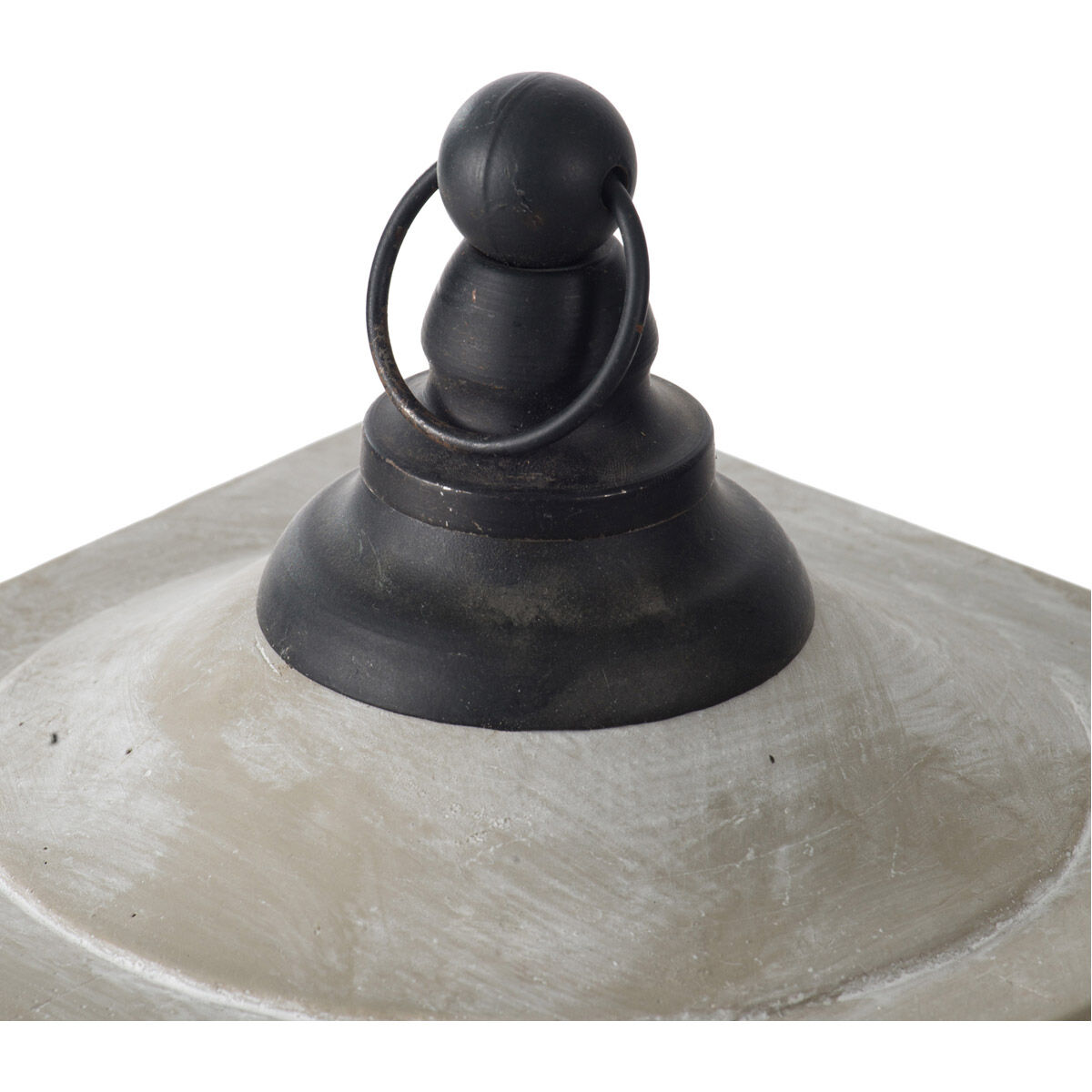 Garden 7.5 inch Gray Lantern