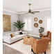 Erling 52 inch Luxe Gold with Warm Grey Oak Blades Ceiling Fan
