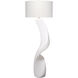 Cobra 66 inch Smooth White Ricestone Floor Lamp Portable Light