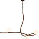 Slide 3 Light 45.2 inch Bronze Pendant Ceiling Light