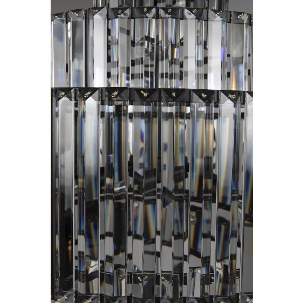 Axa 6 Light 25 inch Matte Black Chandelier Ceiling Light