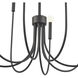 Ulla 8 Light 28 inch Matte Black Chandelier Ceiling Light