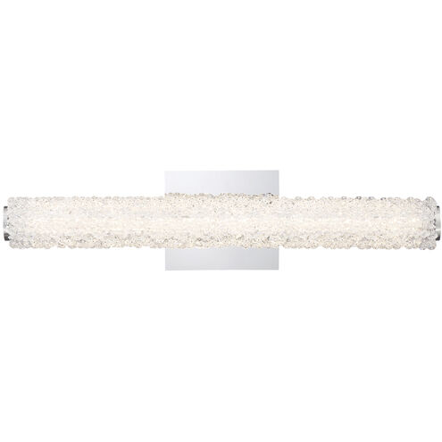 Sassi LED 24 inch Chrome Vanity Light Wall Light, Medium