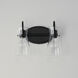 Ava 2 Light 13.5 inch Black Bath Vanity Wall Light