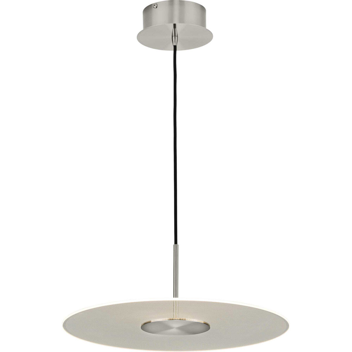 Spoke LED LED 18 inch Brushed Nickel Pendant Ceiling Light, Progress LED