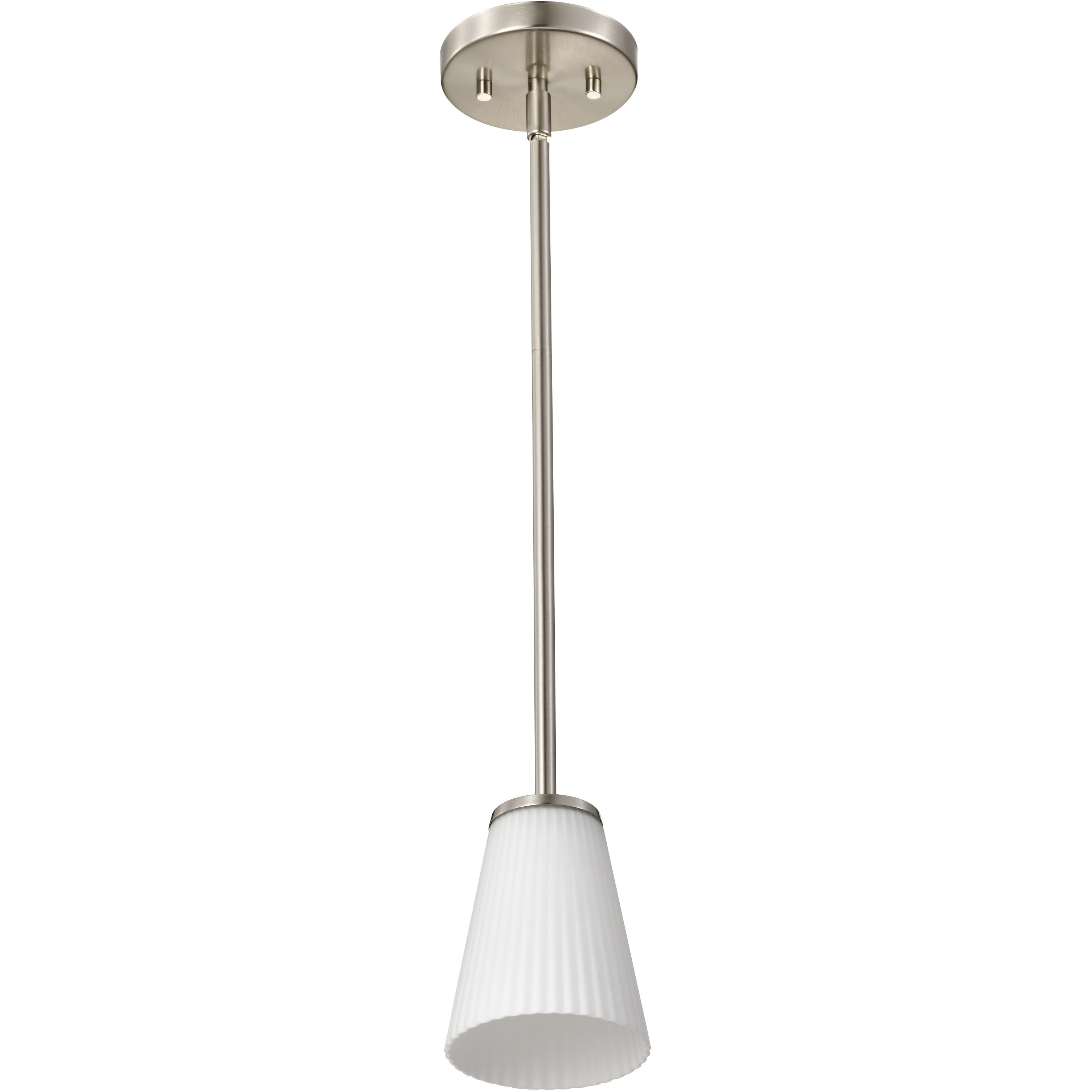 Royale 4.92 inch Brushed Nickel Pendant Ceiling Light