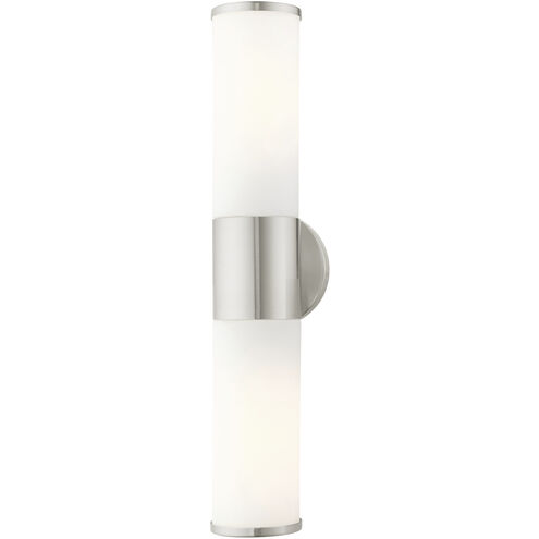 Lindale 2 Light 18.5 inch Brushed Nickel ADA Vanity Sconce Wall Light