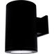 Tube Arch LED 6.25 inch Black Sconce Wall Light in Flood, 85, 2700K, Away From Wall