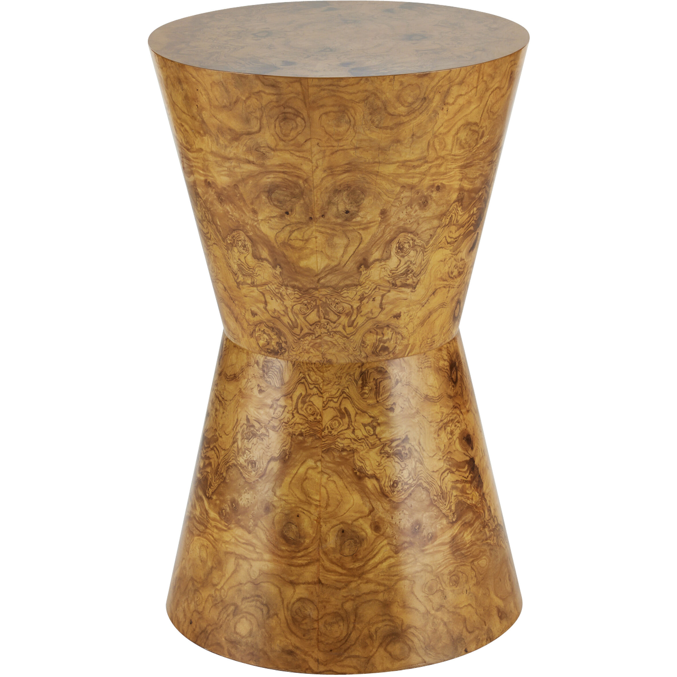 Costello 15.5 inch Blonde Burl Accent Table
