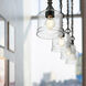 Keating 1 Light 5.88 inch Antique Black Iron Pendant Ceiling Light