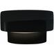 Ambiance 1 Light 10 inch Gloss Black Wall Sconce Wall Light