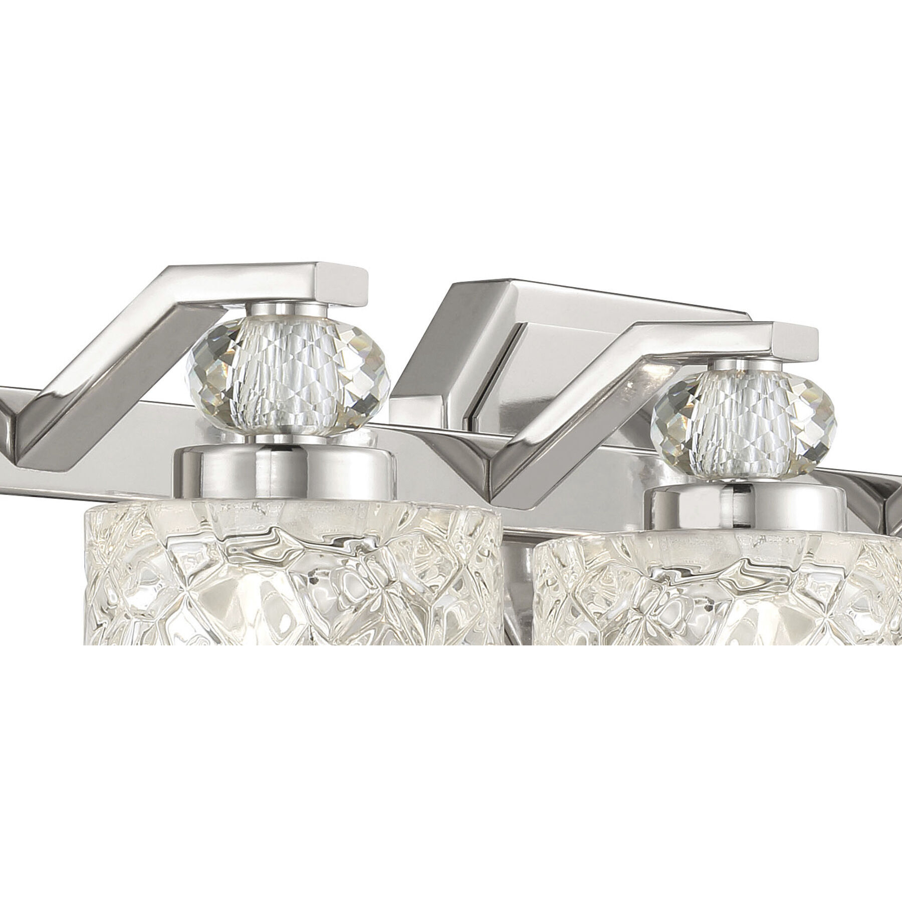 Crystal Kay 4 Light 31.88 inch Chrome Bath Vanity Wall Light