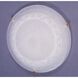 Kovu Gold with White Flush Mount Ceiling Light
