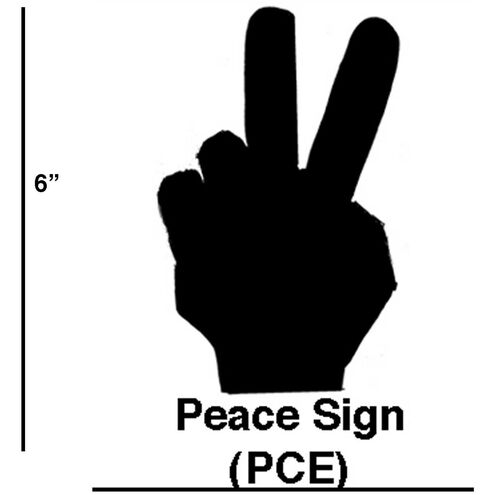 Peace Sign Copper Cookie Cutter