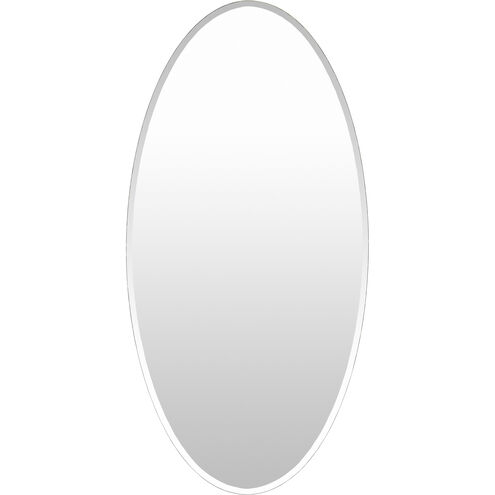 Contour 48 X 24 inch Light Grey Mirror, Oval