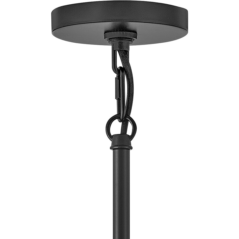 Nala LED 31 inch Black Chandelier Ceiling Light