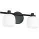 Valentina 2 Light 15 inch Matte Black Vanity Light Wall Light