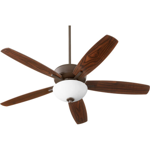 Breeze 52 inch Oiled Bronze with Dark Oak/Walnut Blades Indoor Ceiling Fan