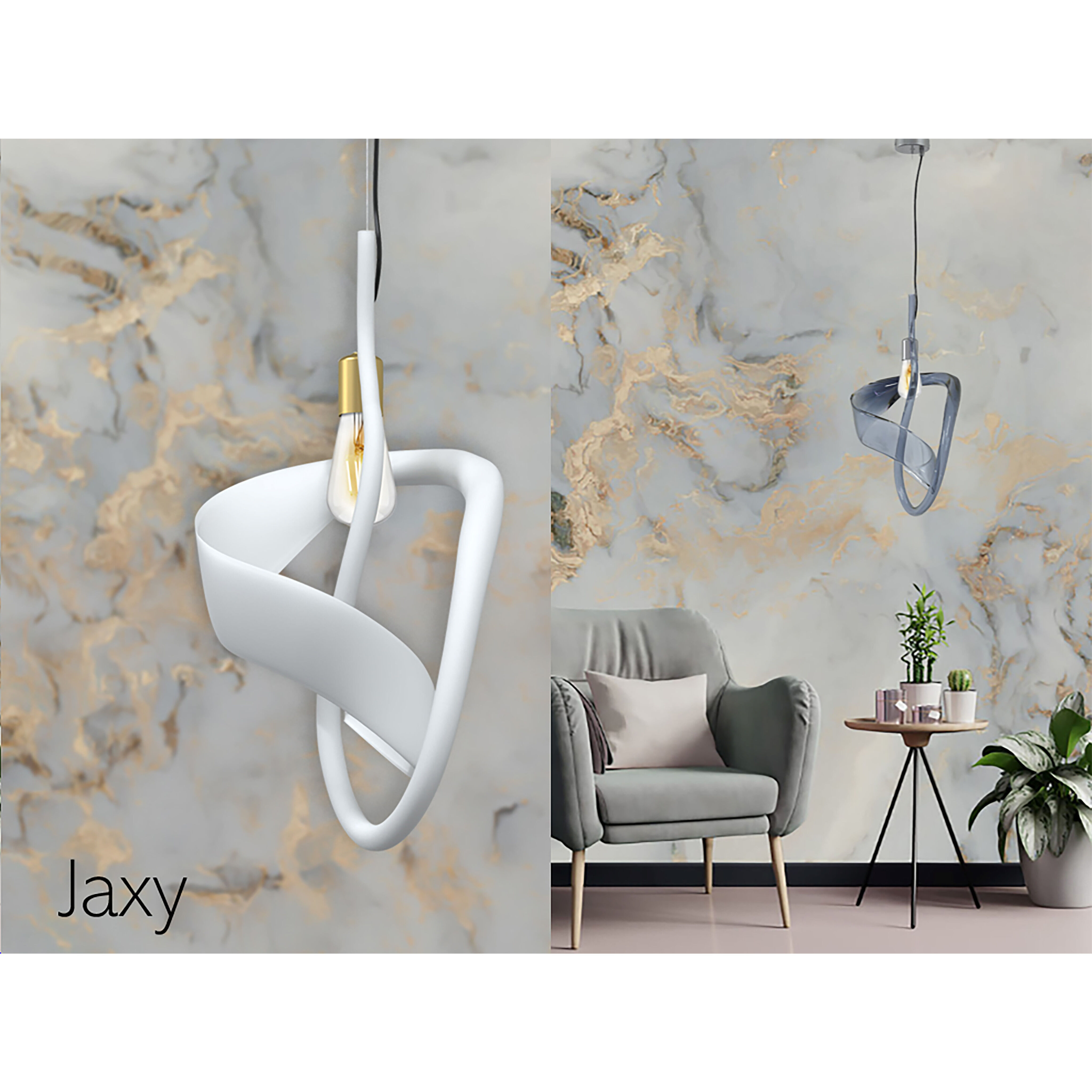 Jaxy 1 Light 11.8 inch White Frosted Pendant Ceiling Light