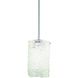 Forest Ice LED 6 inch Chrome Mini Pendant Ceiling Light