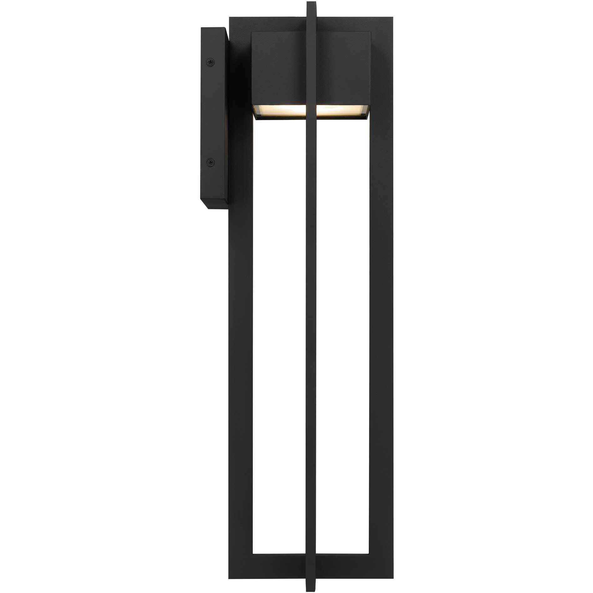 4 Bar LED 23 inch Sand Black Outdoor Wall Sconce