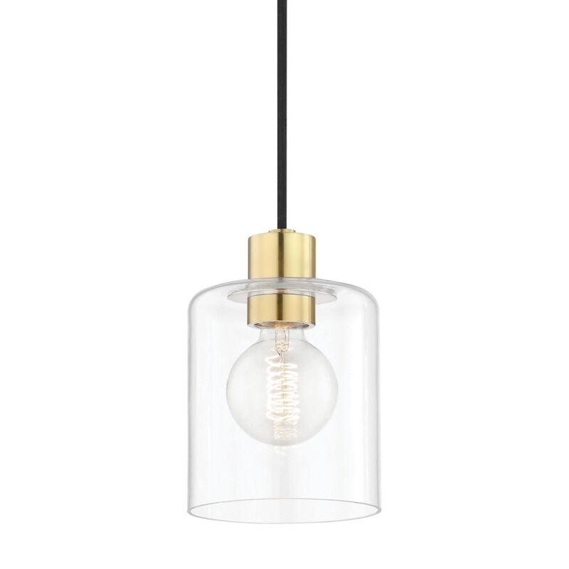 Neko 1 Light 5.5 inch Aged Brass Pendant Ceiling Light
