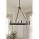 Dalvor 6 Light 36 inch Dark Bronze Pendant Ceiling Light