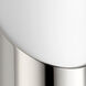 Ellipse LED 5 inch Polished Nickel Sconce Wall Light