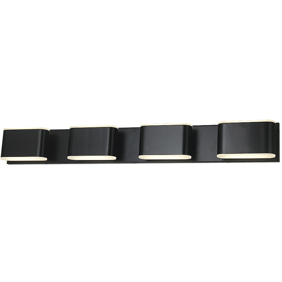 Bianca LED 35 inch Black Bath Vanity Light Wall Light