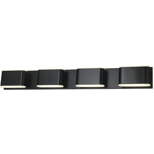 Bianca LED 35 inch Black Bath Vanity Light Wall Light