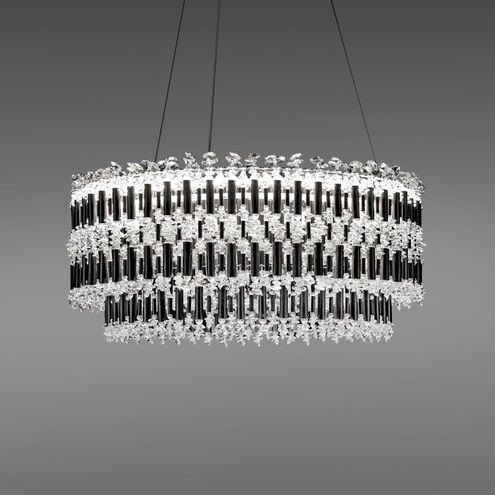 Tahitian LED 24.6 inch Black Pendant Ceiling Light, Schonbek Signature