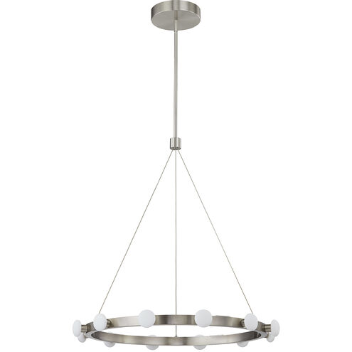 Rezz LED 27.63 inch Brushed Nickel Pendant Ceiling Light
