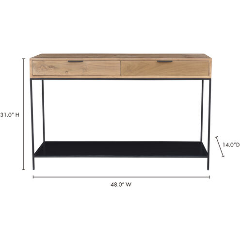 Joliet 48 X 14 inch Natural Console Table