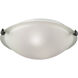 Sunglow 2 Light 13 inch Brushed Nickel Flush Mount Ceiling Light