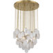 Velisse 8 Light 35.5 inch Legacy Brass Pendant Ceiling Light