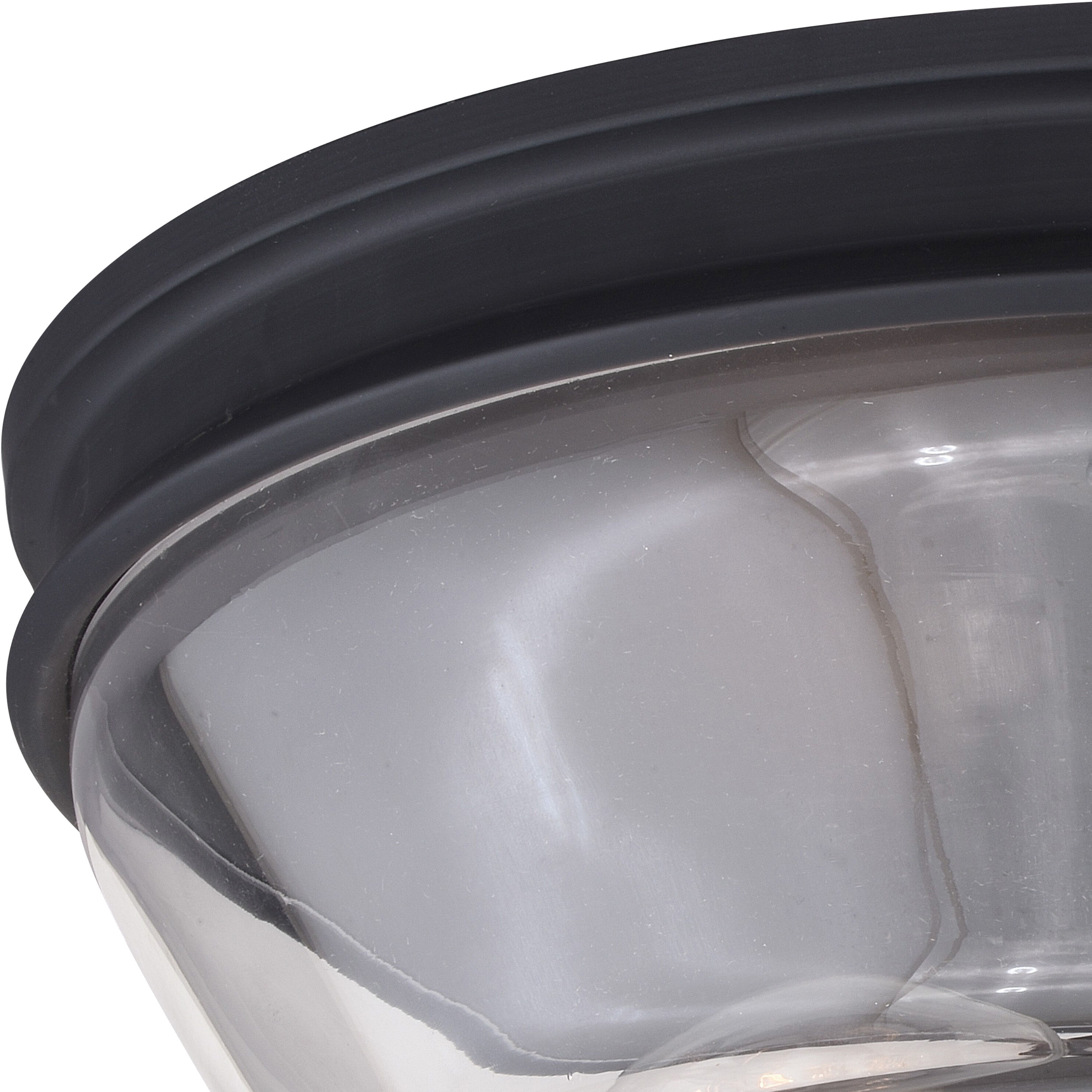 Toledo LED 13 inch Matte Black Flush Mount Ceiling Light